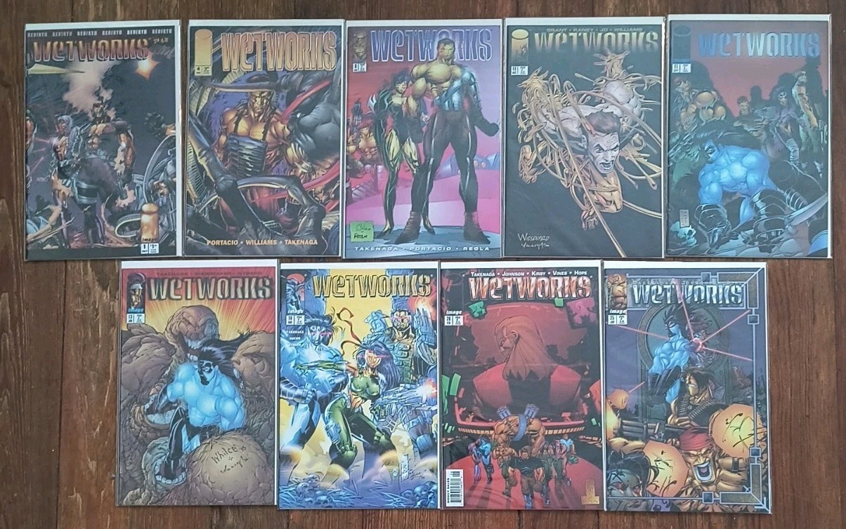 IDW Wetworks Issues 1 4 9 10 11 13 19 25 26 lot of 9 (1994) NM
