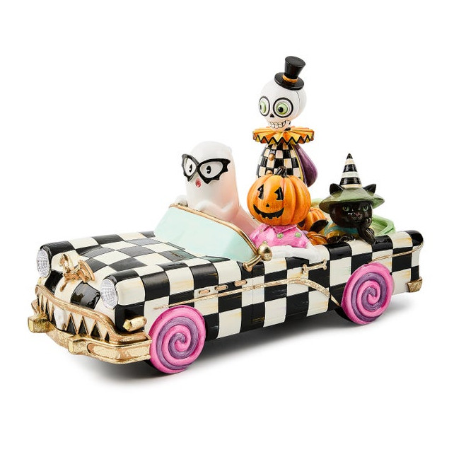 MacKenzie-Childs Trick or Treat Boo Family Car NEW