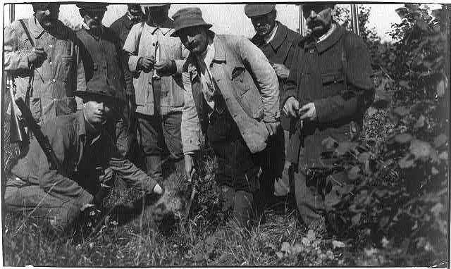 Photo:William Billy Mitchell 1920s Group in Field Military Officers