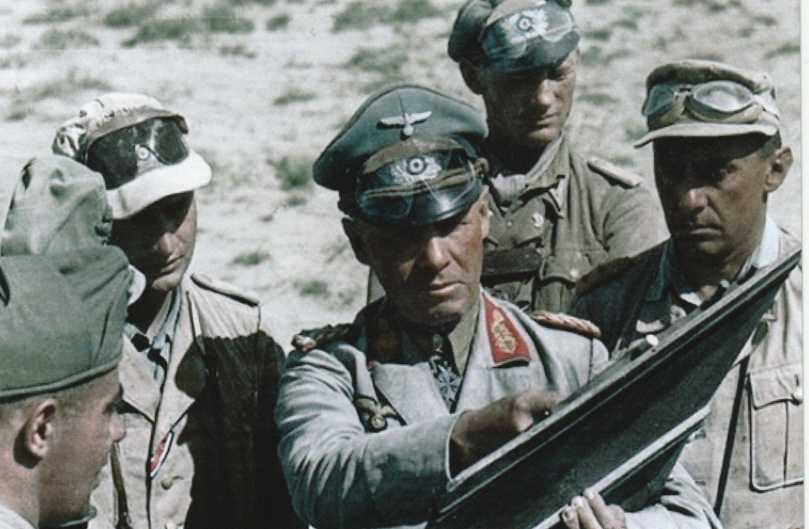 WW II German Photo --    Erwin Rommel    North Africa