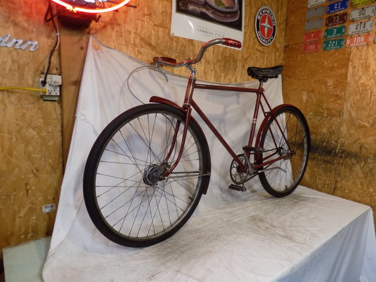 1940s SCHWINN LASALLE LIGHTWEIGHT RACER FORE BRAKE BICYCLE PARAMOUNT CONTINENTAL