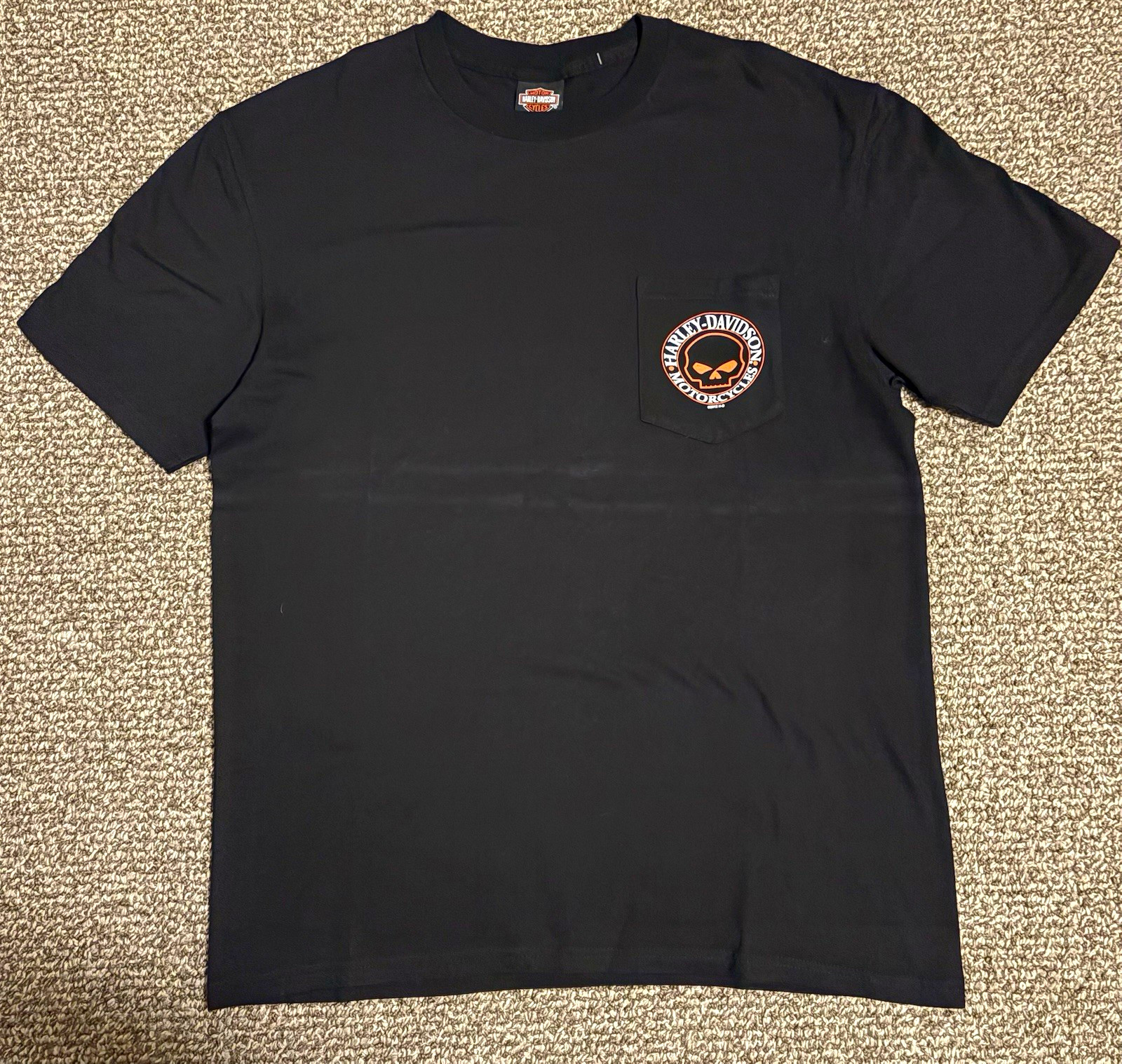 Harley-Davidson Las Vegas NV Graphic Pocket T-Shirt Black Size XL