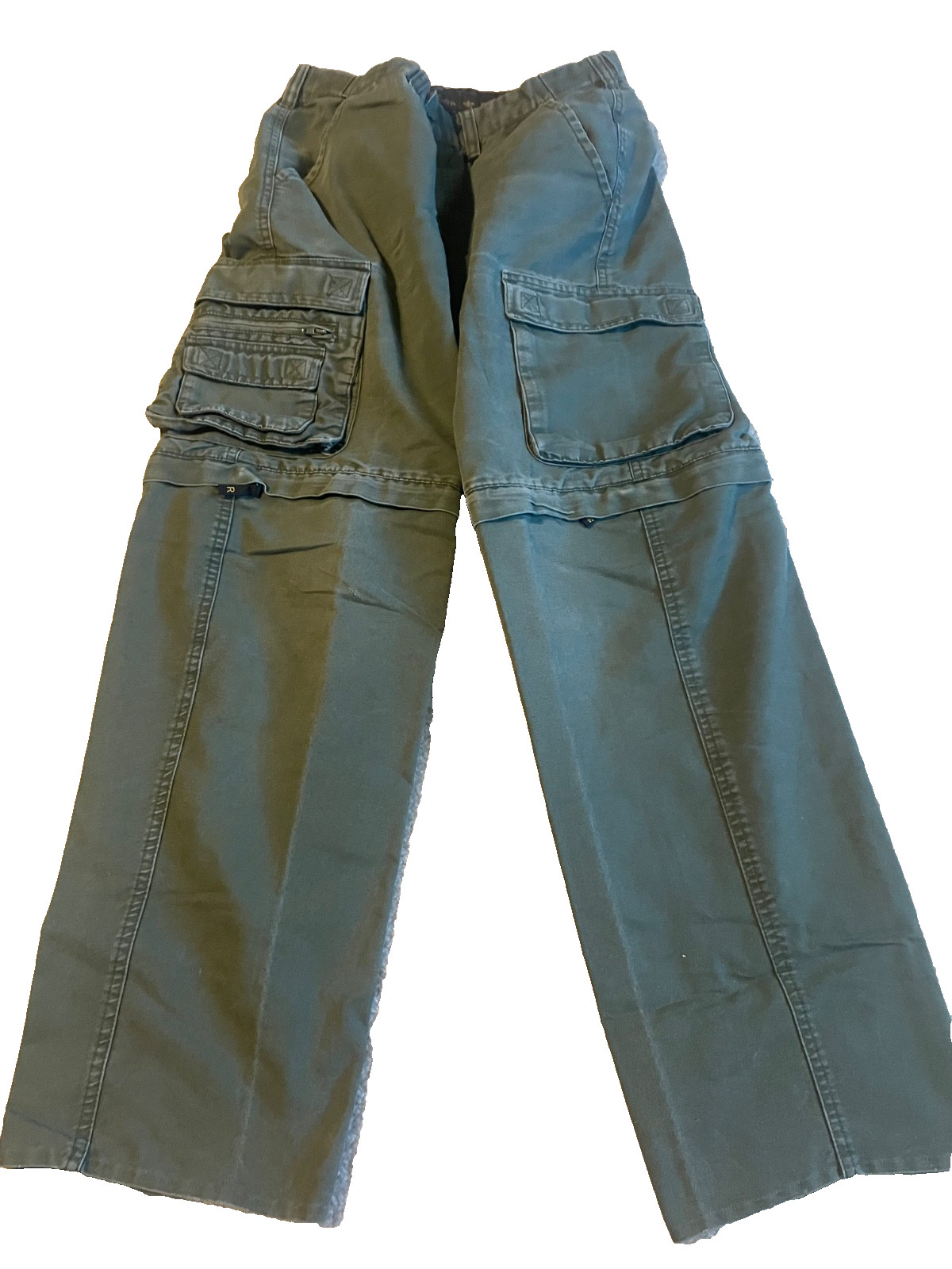 VNtg Boy Scouts of America Green Convertible Uniform Pants shorts boys 16 repair