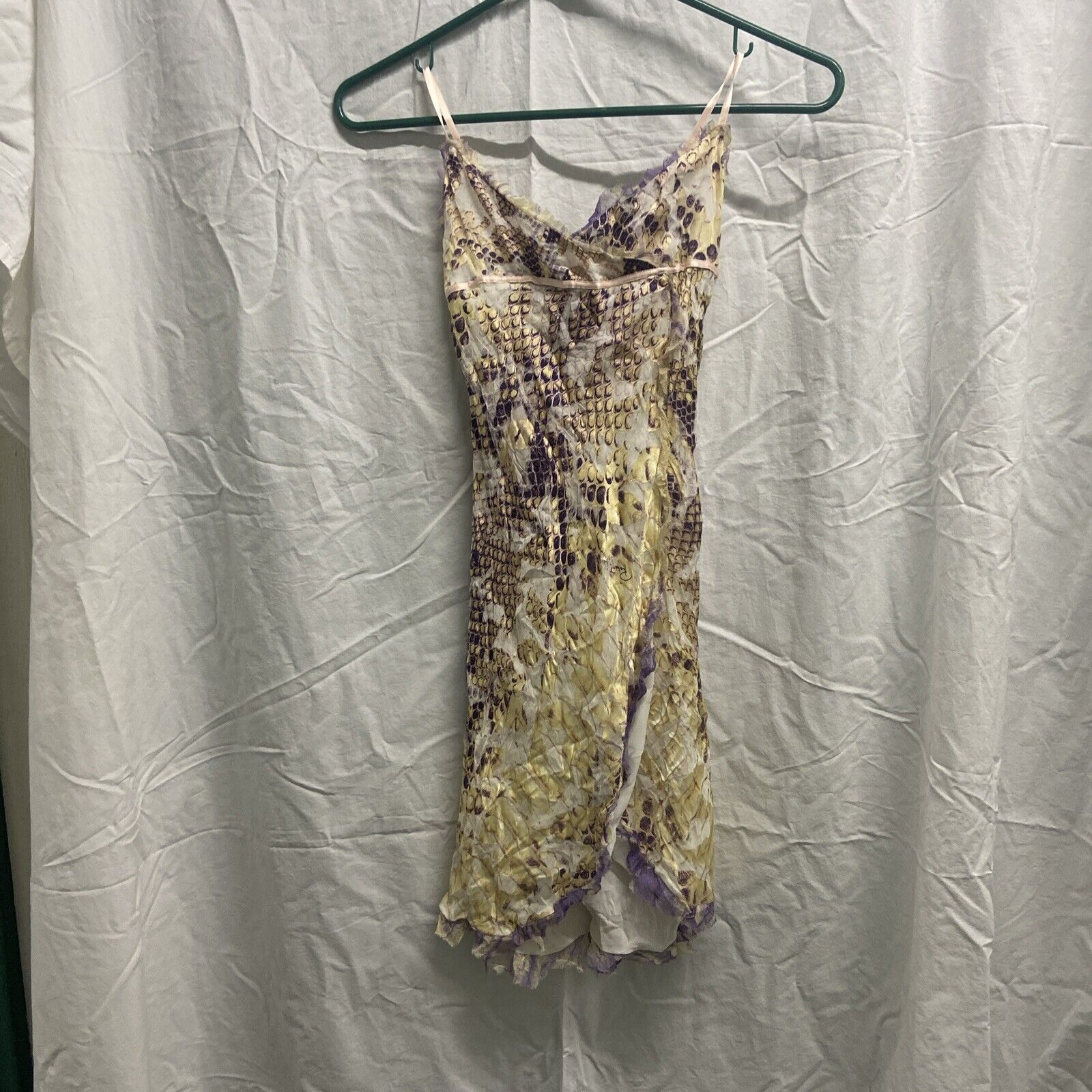 Roberto Cavalli Angels Collection Dress Size 7 Snake Print