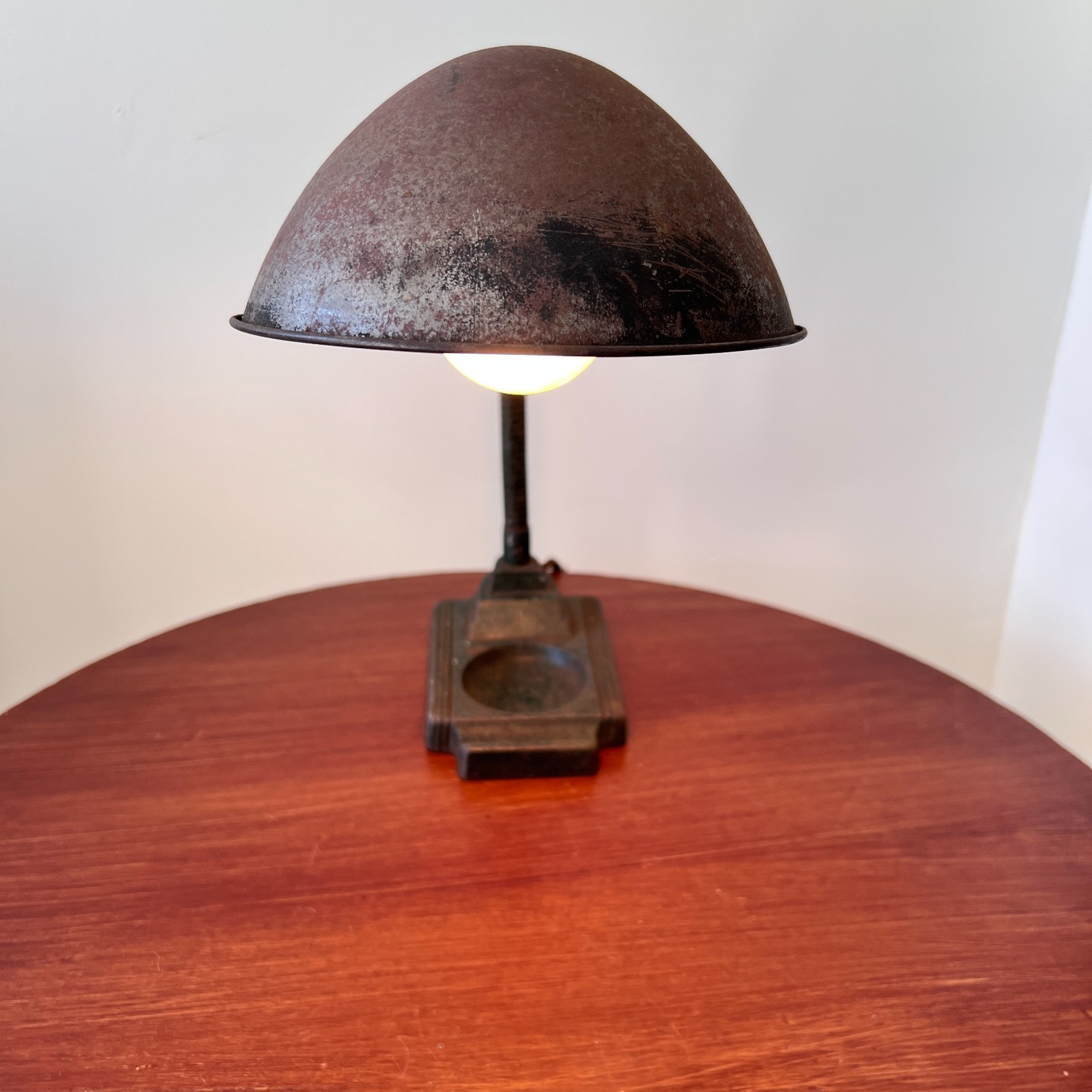 Vintage #4 Rex Electric co. NYC 30s-40s  Art Deco Style Gooseneck Cast Desk Lamp