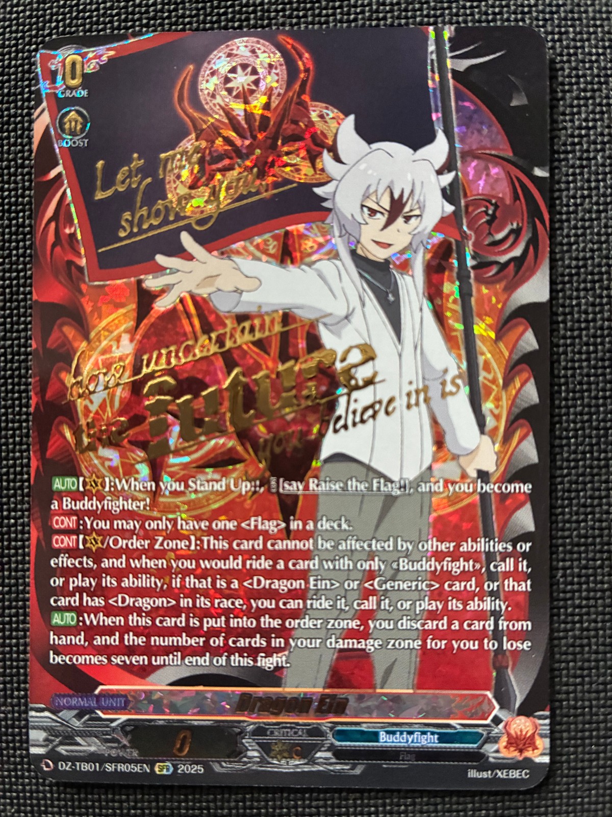 Cardfight Vanguard Dragon One SFR DZ-TB01/SFR05EN Future Card Buddyfight EN 20