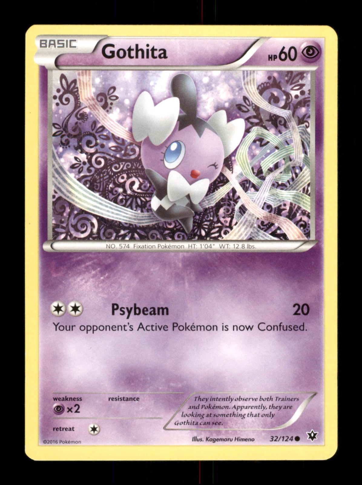 Gothita 32/124 Non-Holo Nintendo  Pokemon Trading Card TCG