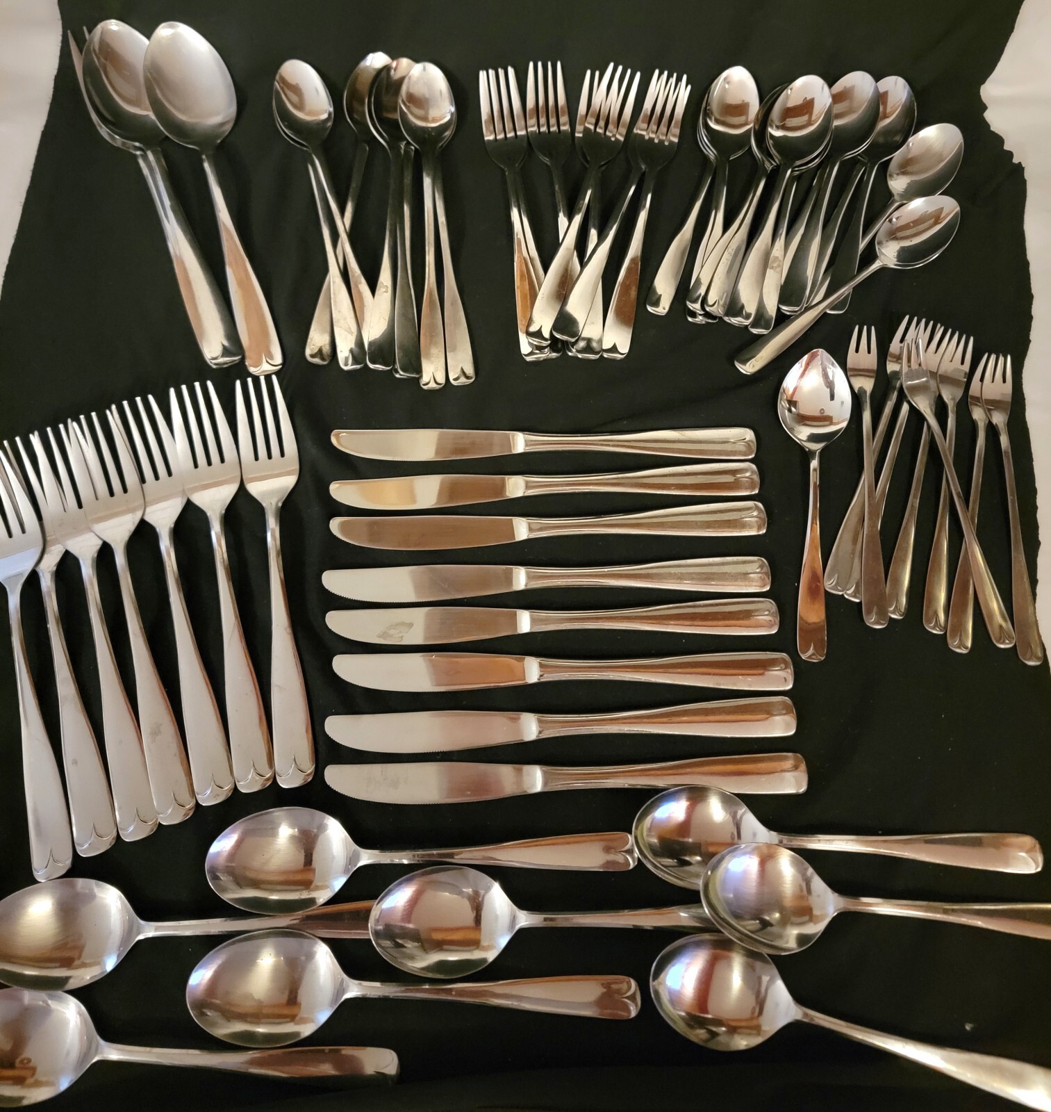 67 Northland Village Common Stainless Flatware Lot Korea & Japan MCM Vtg Retro