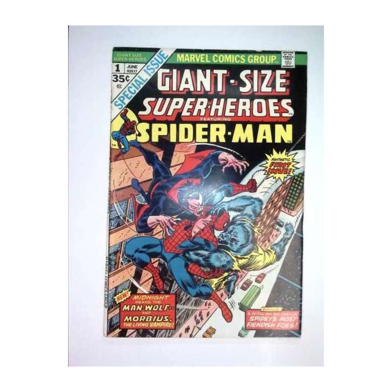 Giant-Size Super-Heroes Featuring Spider-Man #1 in VF minus. Marvel comics [m@