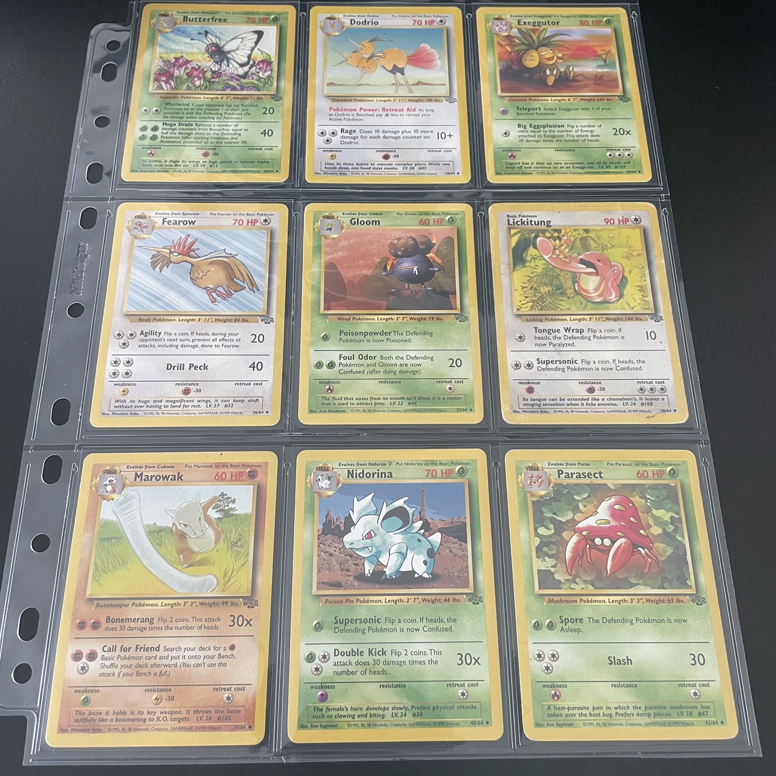 ⭐️ (Vintage) Pokemon Jungle Set Complete Set Common+Uncommon Cards ⭐️ ⭐️ (Vintage) Pokemon Jungle Set Complete Set Common+Uncommon Cards ⭐️