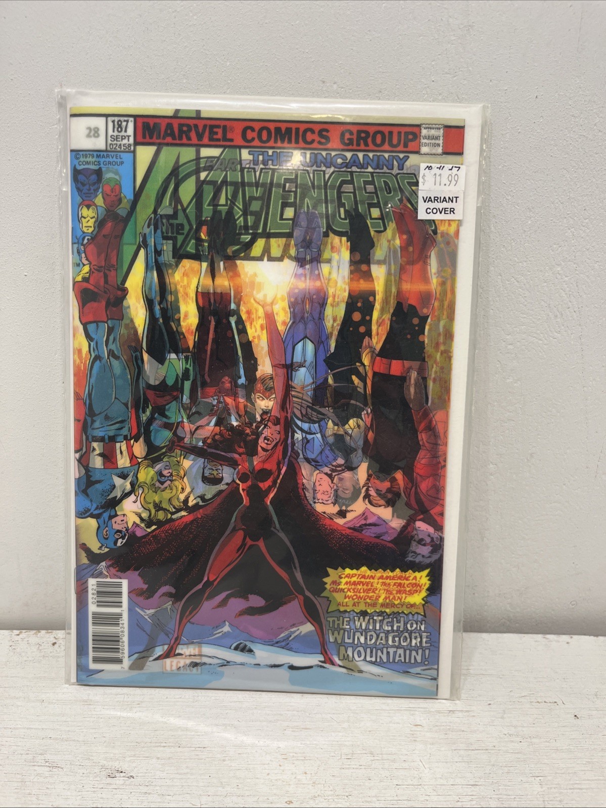 The Uncanny Avengers #28 (2017) Lenticular Homage Variant Marvel NM Comics Book