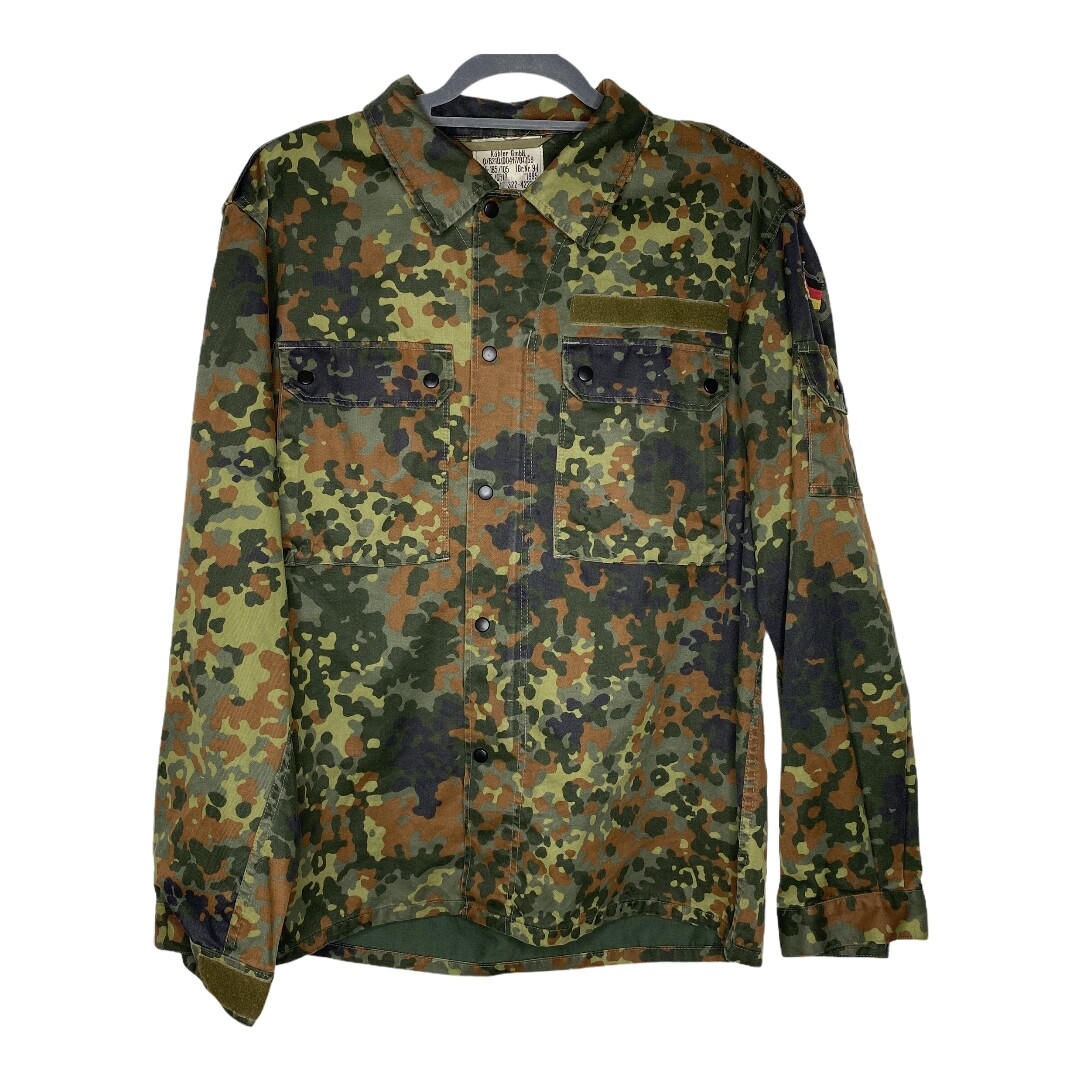VTG 1995 German Military Jacket/Shirt GE KOHLER GMBH (GR-NR 9) Flags On Sleeves VTG 1995 German Military Jacket/Shirt GE KOHLER GMBH (GR-NR 9) Flags On Sleeves