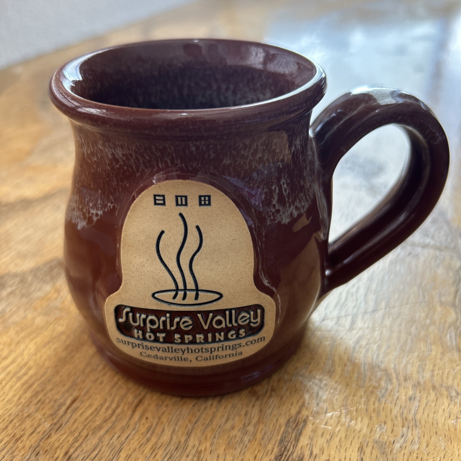 Deneen Pottery Coffee Mug Surprise Valley Hot Springs Cedarville Cali Drip Glaze