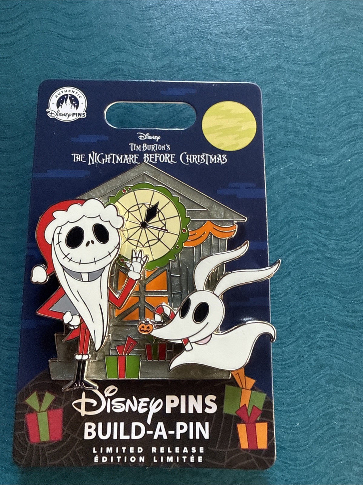 2025 Disney Nightmare Before Christmas Jack Zero Build A Pin Limited Release