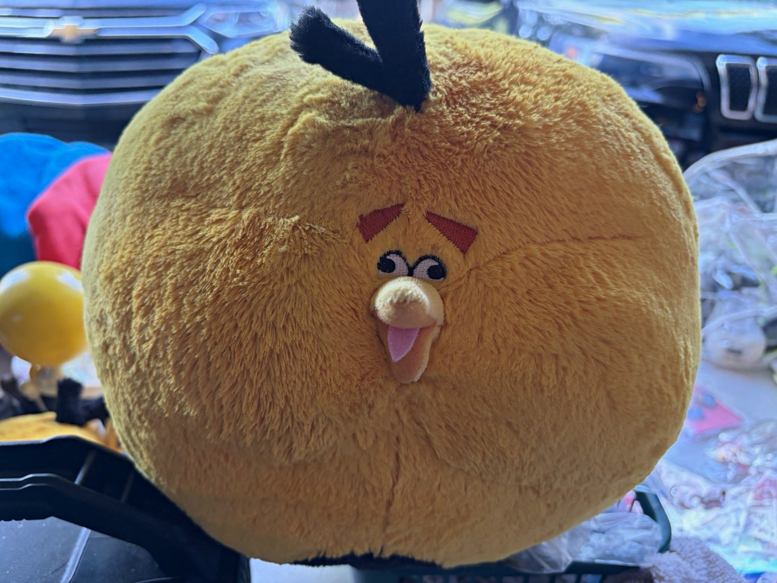 RARE Commonwealth Toys Angry Birds Bubbles Oranges Bird Plush, 10in 2012