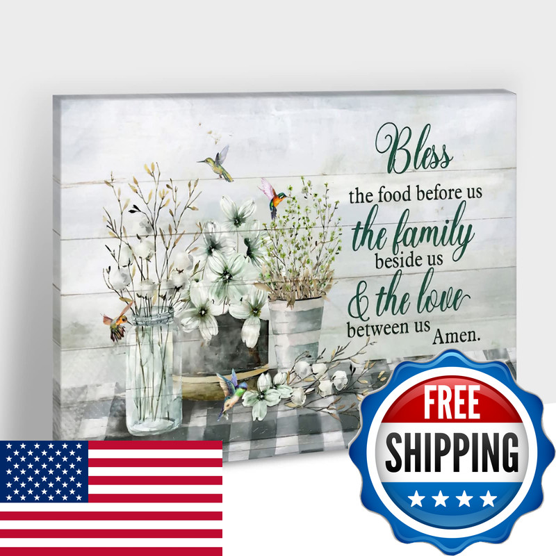 Guttaty Kitchen Canvas Wall Art - Rustic Farmhouse Kitchen Scene Pictures For