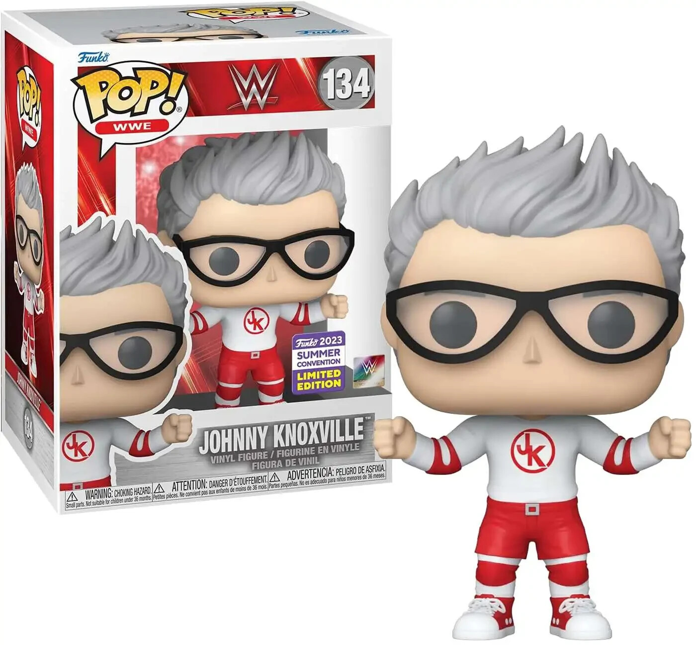 Funko Pop WWE: Johnny Knoxville - 2023 Summer Convention Exclusive #134 #71760