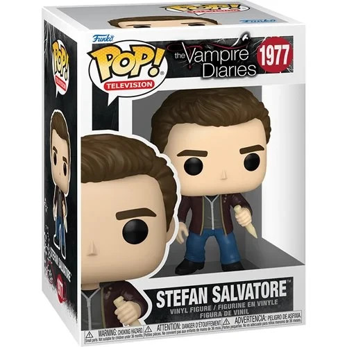 The Vampire Diaries Stefan Salvatore Funko Pop #1977 With Protector PRESALE