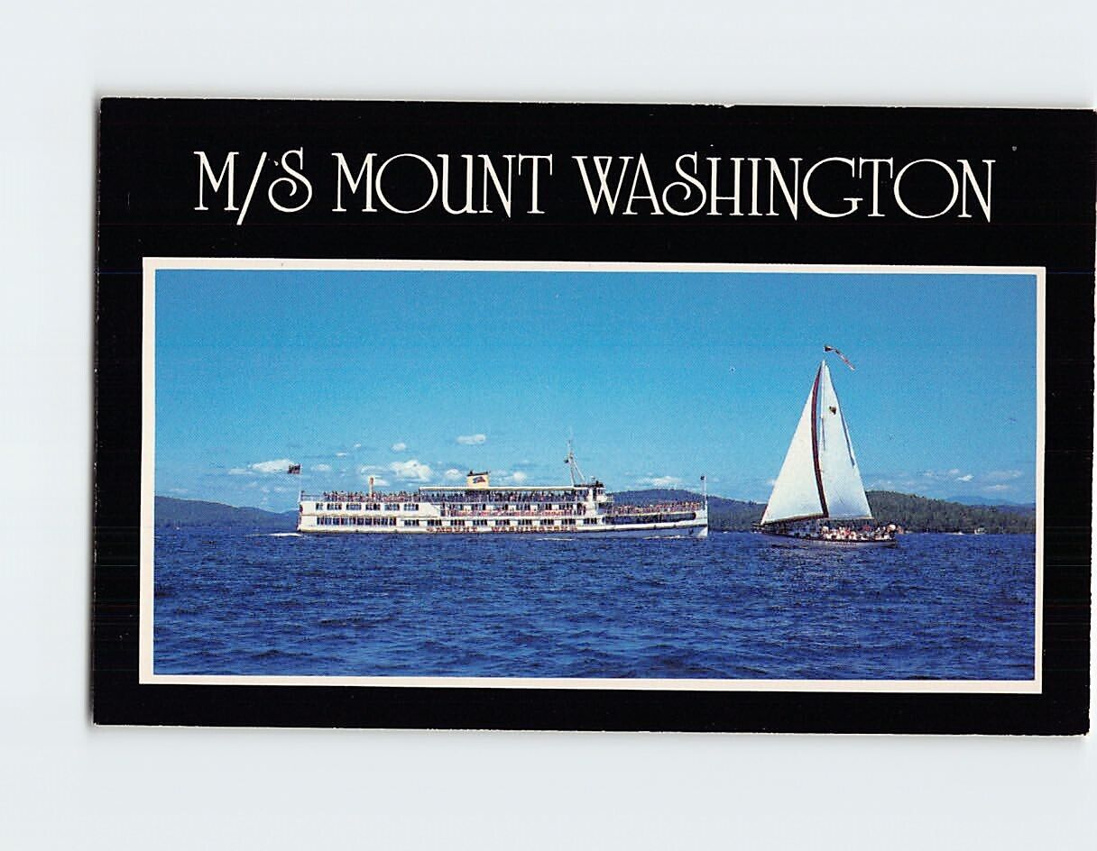 Postcard M/S Mount Washington Lake Winnipesaukee New Hampshire USA