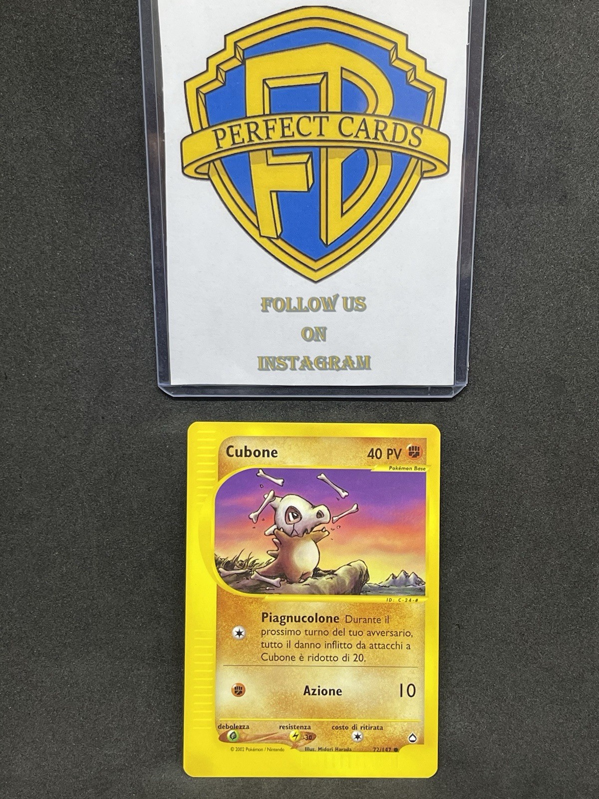 POKÉMON AQUAPOLIS COMMON CUBE 72/147 NM ITA