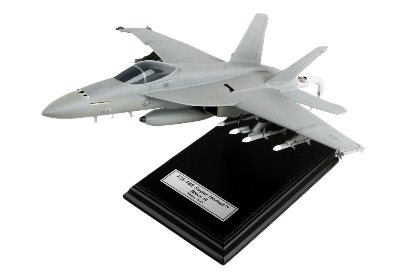 USN Boeing F/A-18E Super Hornet Block III Desk Display 1/48 Model SC Airplane