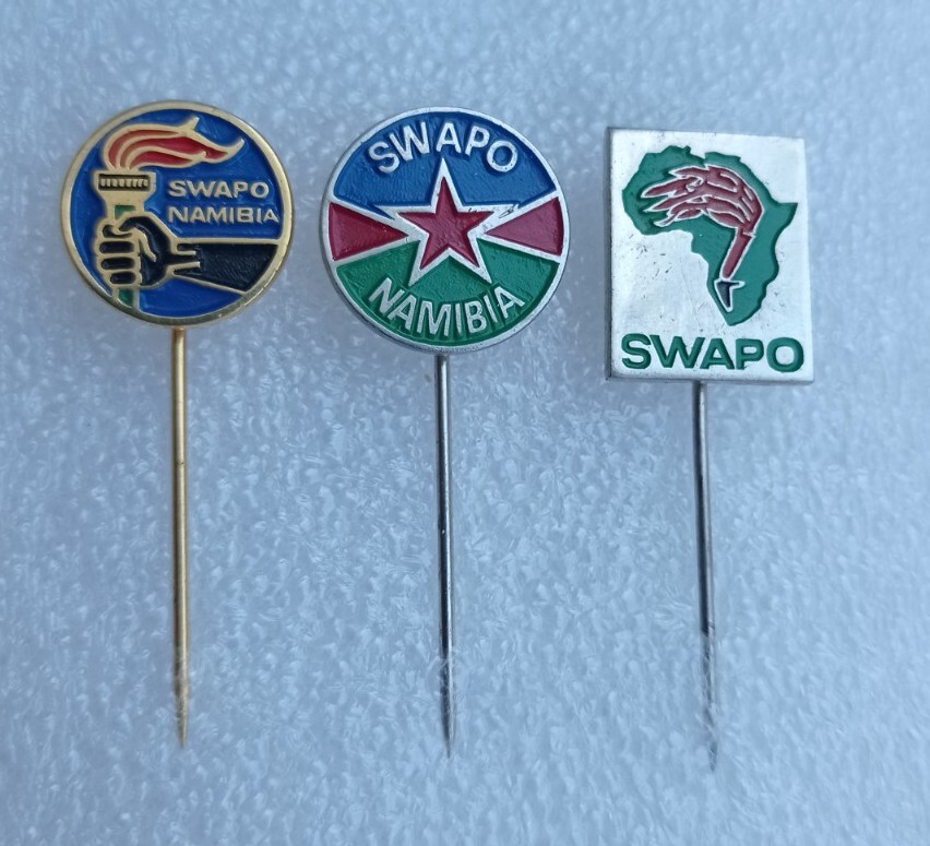 SWAPO Namibia South West Africa People's Organization vtg Political pin badges