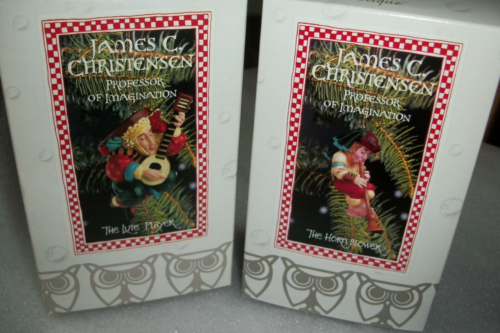 NEW - James Christensen Ornaments - 