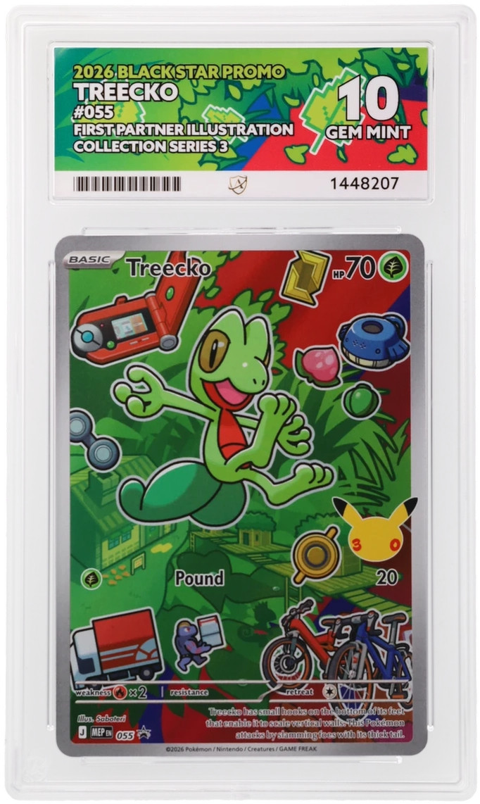 Treecko 055 ACE Black Star Promo Pokemon ACE 10 Gem Mint