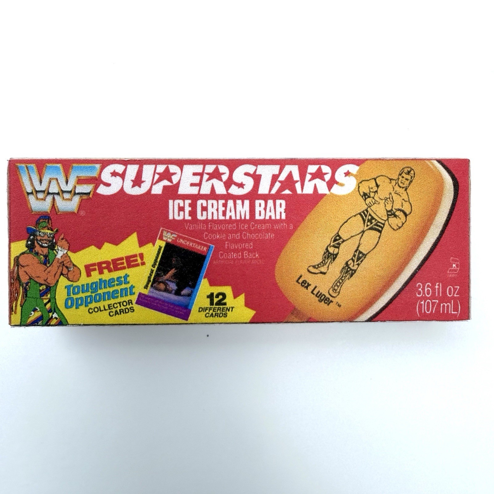 Retro 3D 80's 90’s WWF Wrestling Superstars Ice Cream Bars Refrigerator Magnet