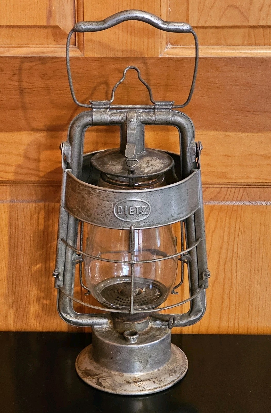 Original Antique DIETZ KING FIRE DEPT LAMP Railroad Locomotive Lantern