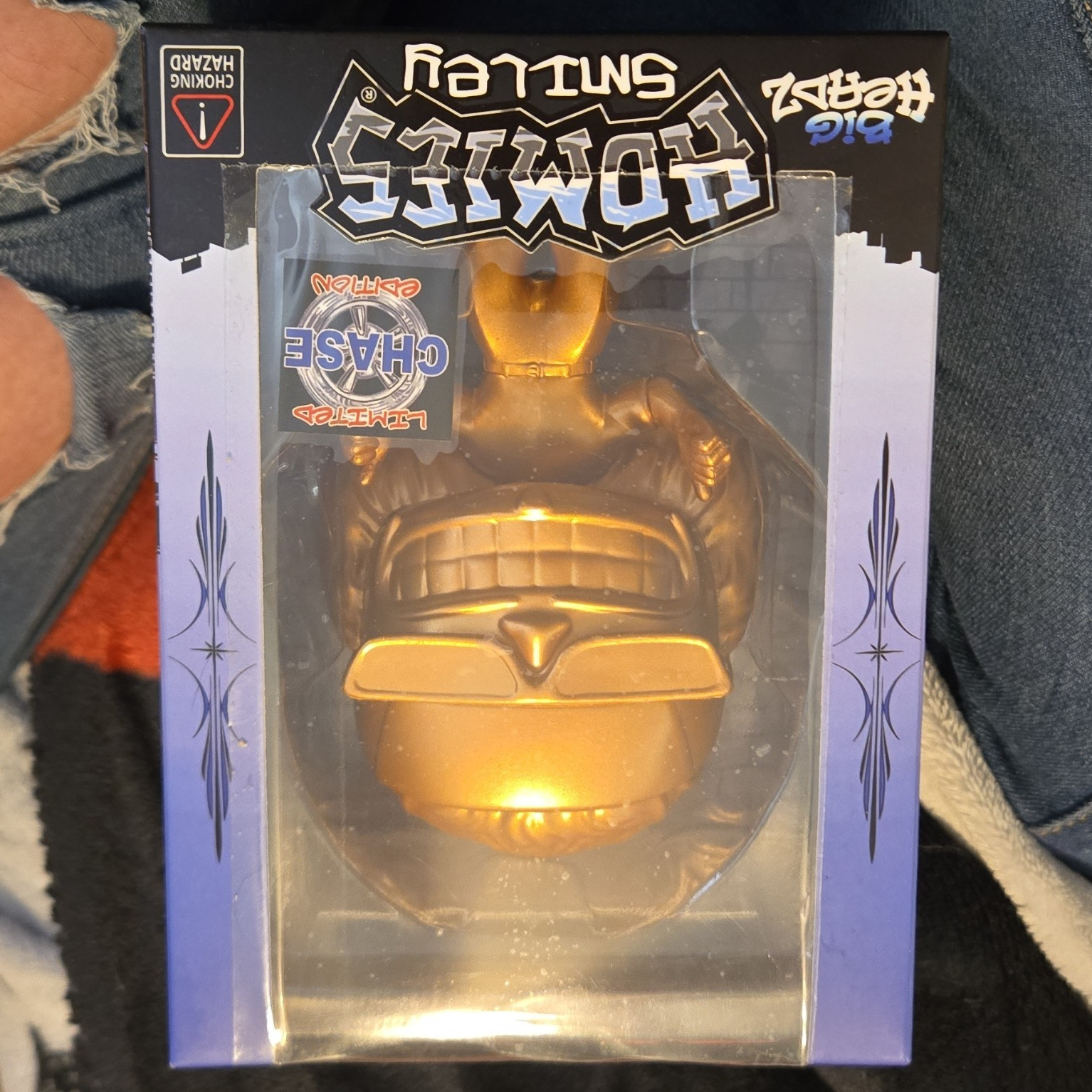 DGA Collectibles Homies Big Headz Smiley Gold Limited Chase Series 2