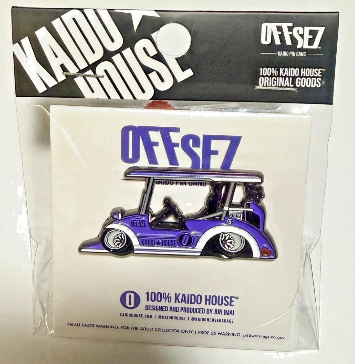 Kaido House Sub Pin July 2026 Offse7 Purple Golf Cart FORE Pin Paint Version