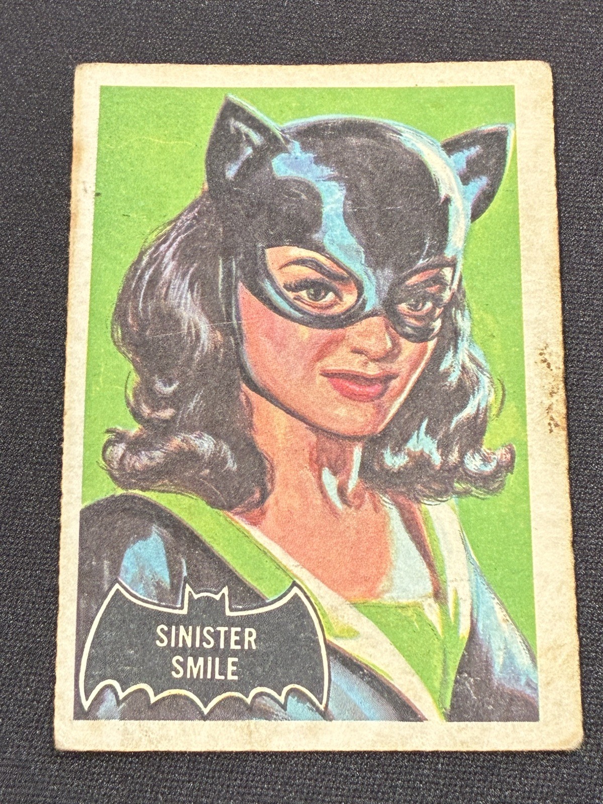 1966 - A&BC (UK version of Topps) - Black Bat BATMAN - THE CAT WOMAN -#27