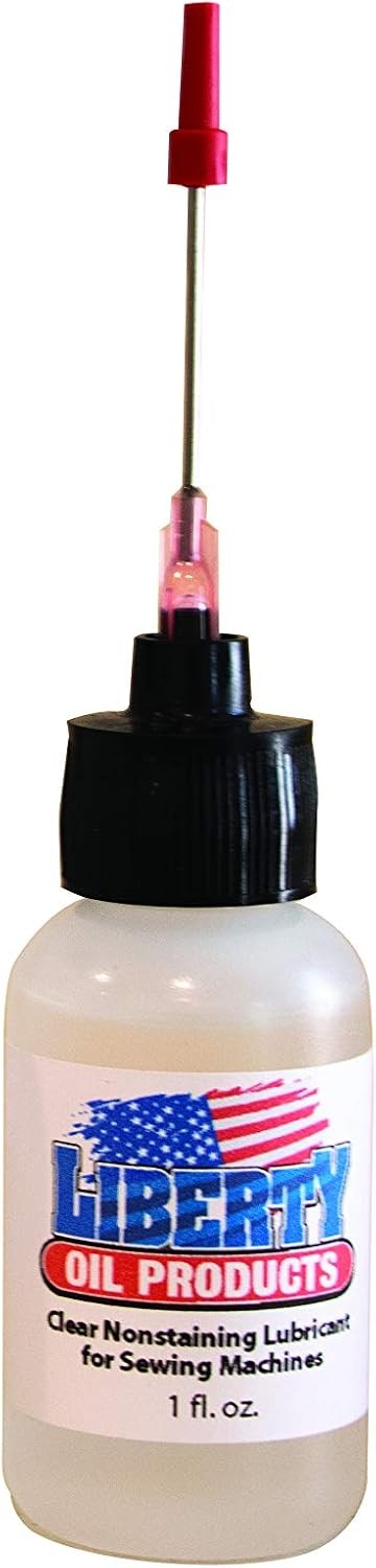 Liberty Oil, Clear Nonstaining Oil for Lubricating All of Your Sewing Machines