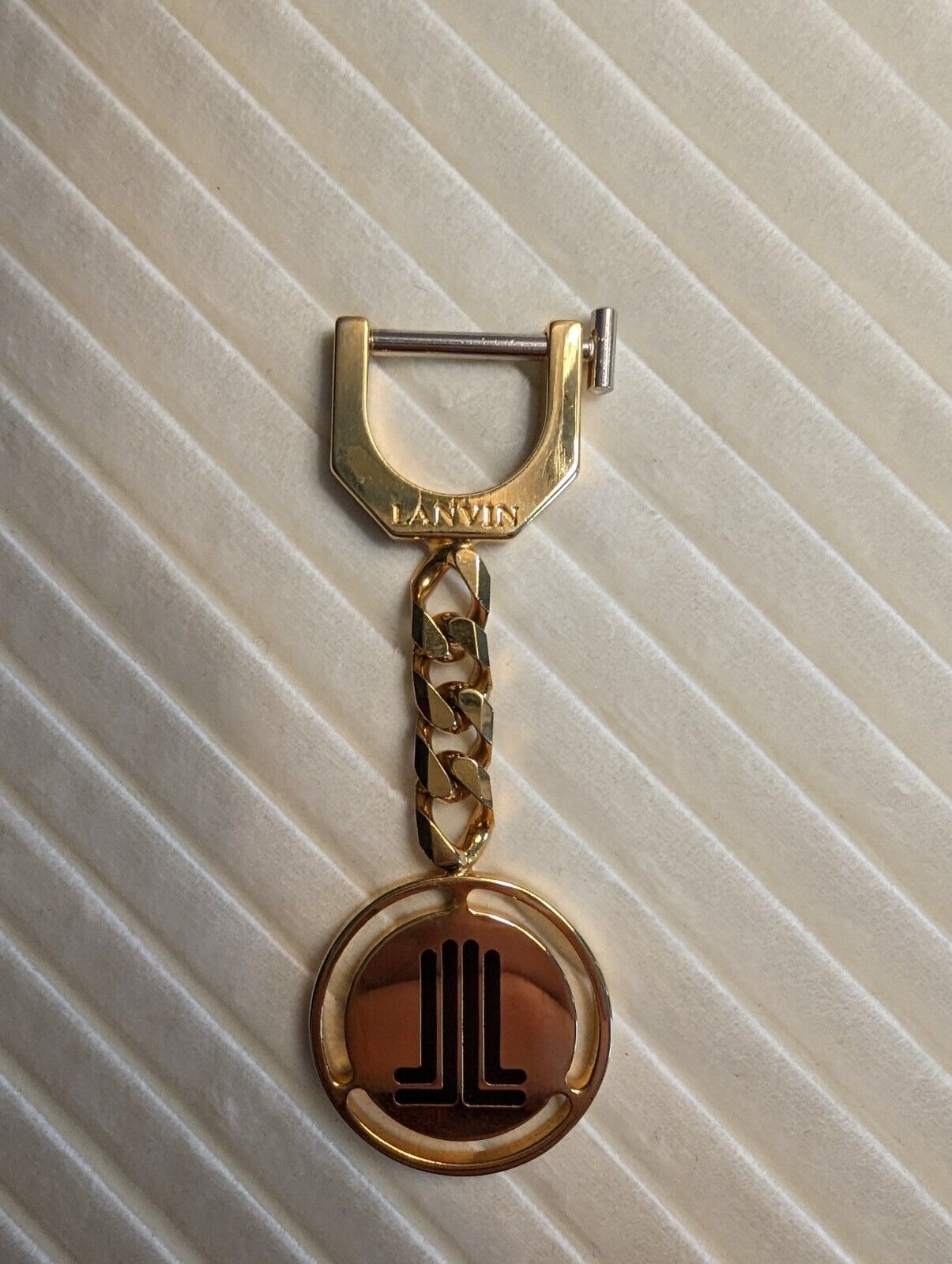 Lanvin Gold Keychain
