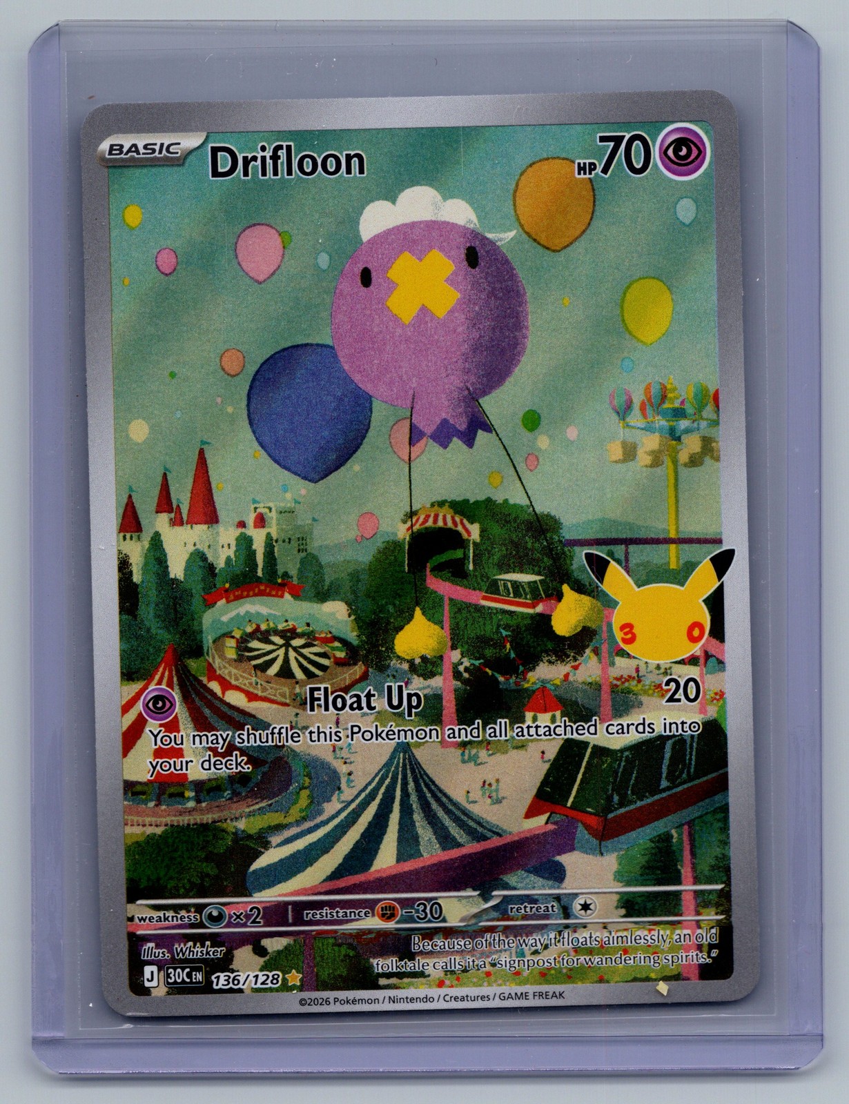 ME: 30th Celebration #136/128 Drifloon