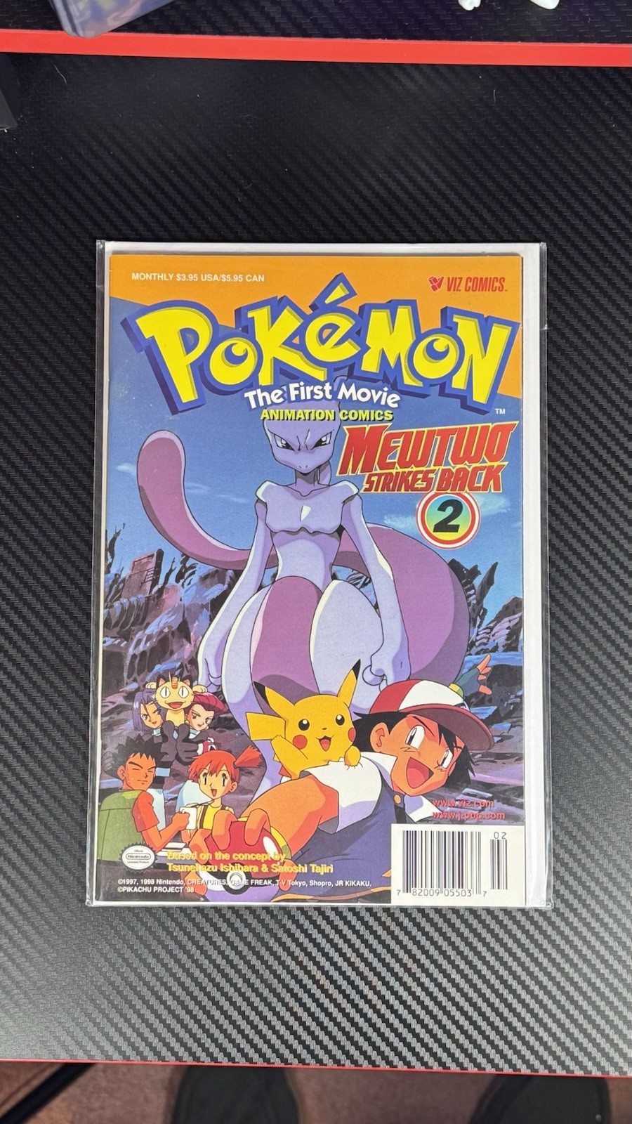 Pokemon The First Movie Mewtwo Strikes Back #2 Viz Comics Comic Book 1998