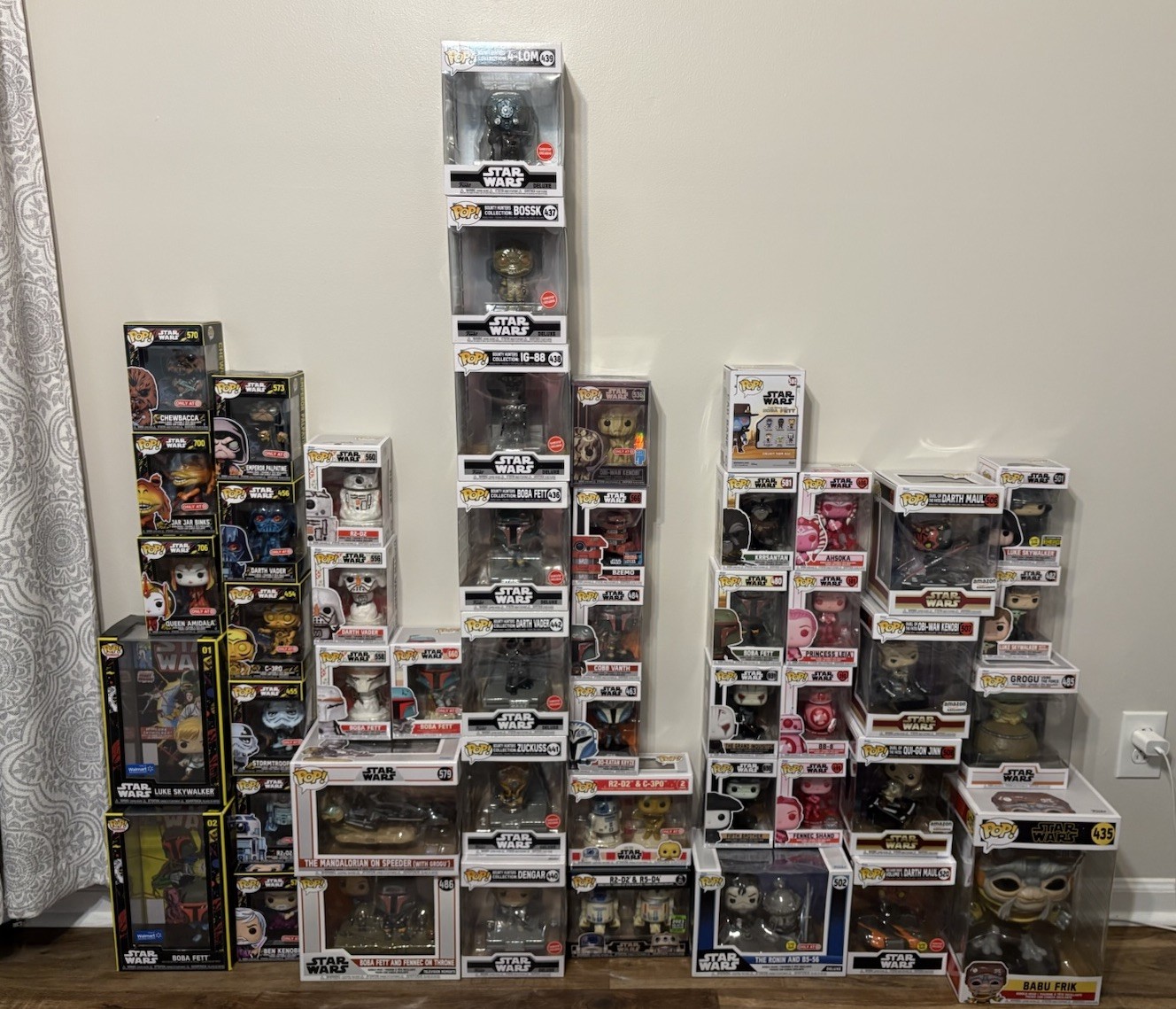 Funko POP Star Wars Mixed Lot of 48, Valued at $1200. MSG About Individuals