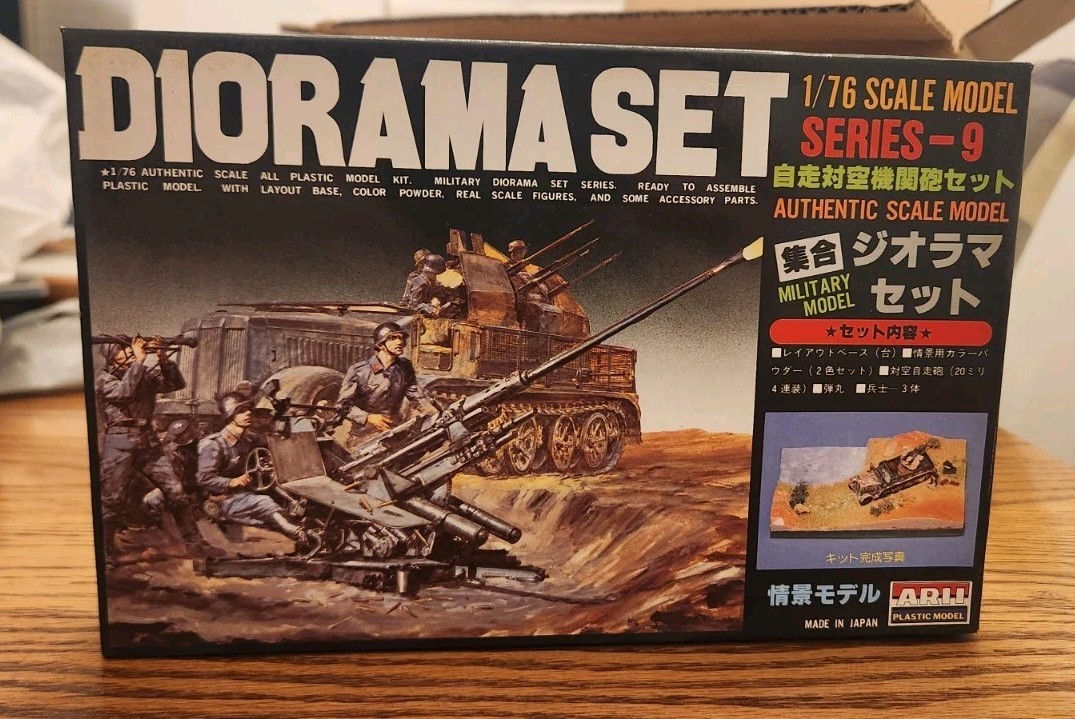 Arii Diorama Set Series 9 WWII 1:76 Scale Military Plastic Model Kit NEW