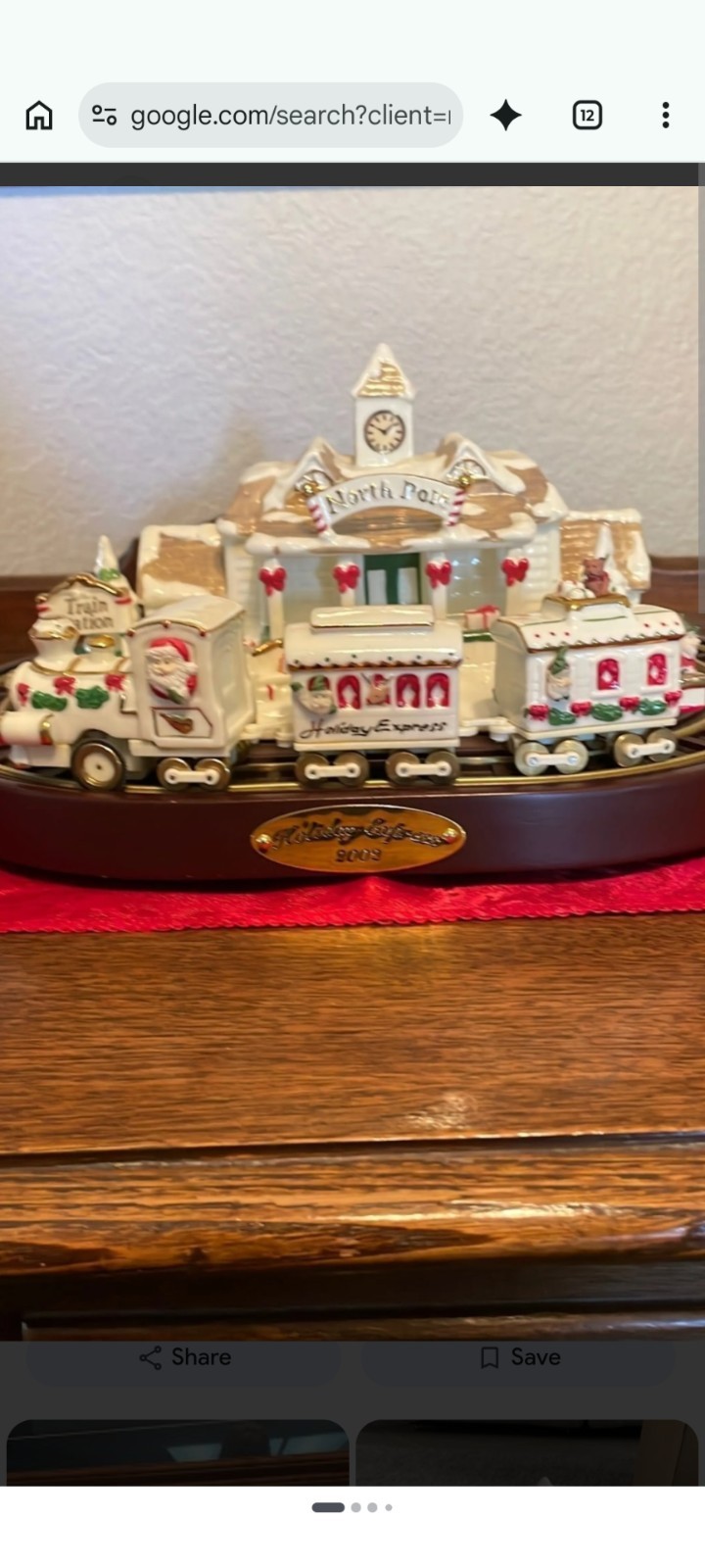 2002 Christmas Avon Gift Collection Holiday Express Porcelain Train NIB 