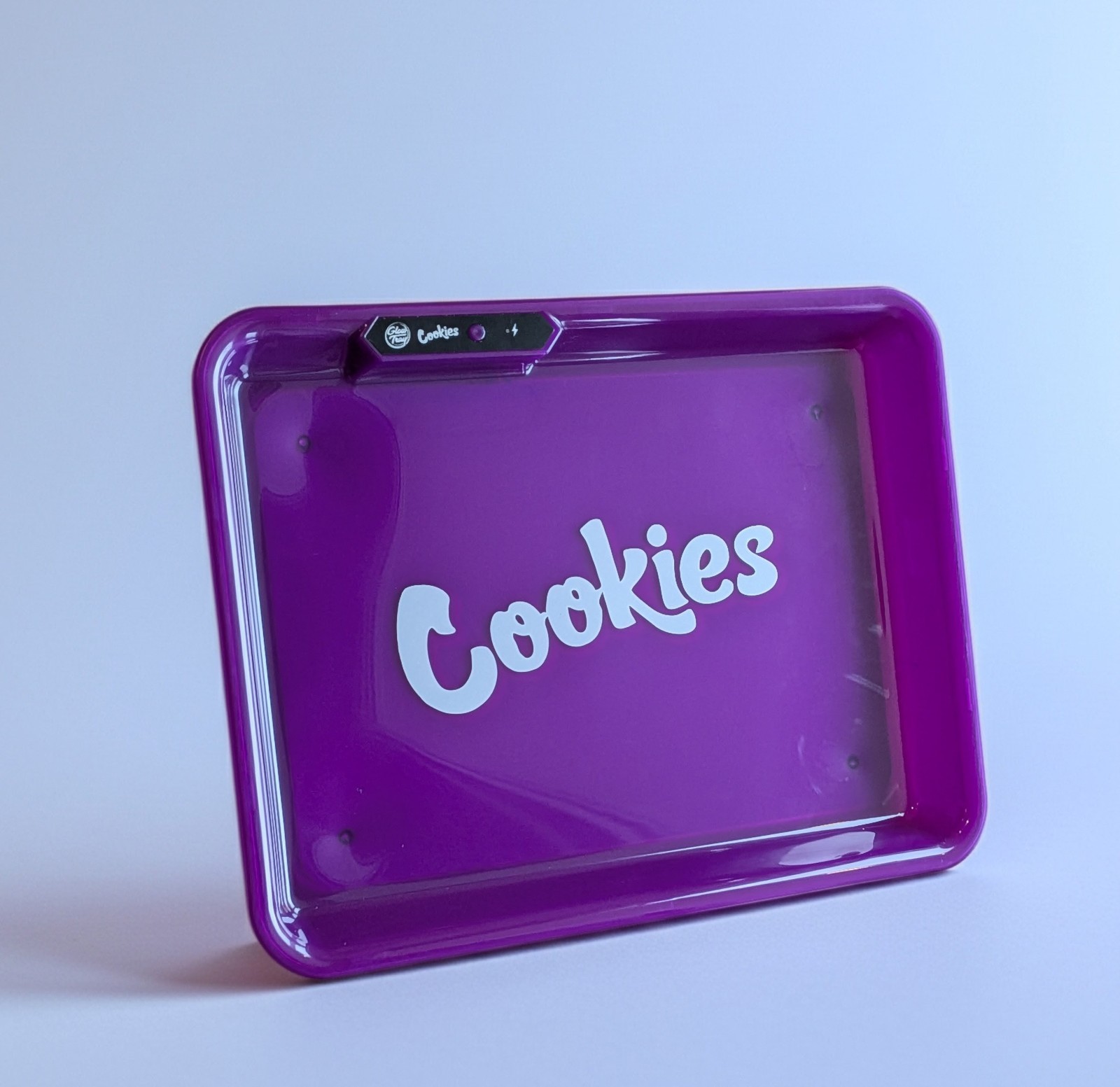 Purple LED Rolling Tray Color Changing Rechargeable USB C Cable Included