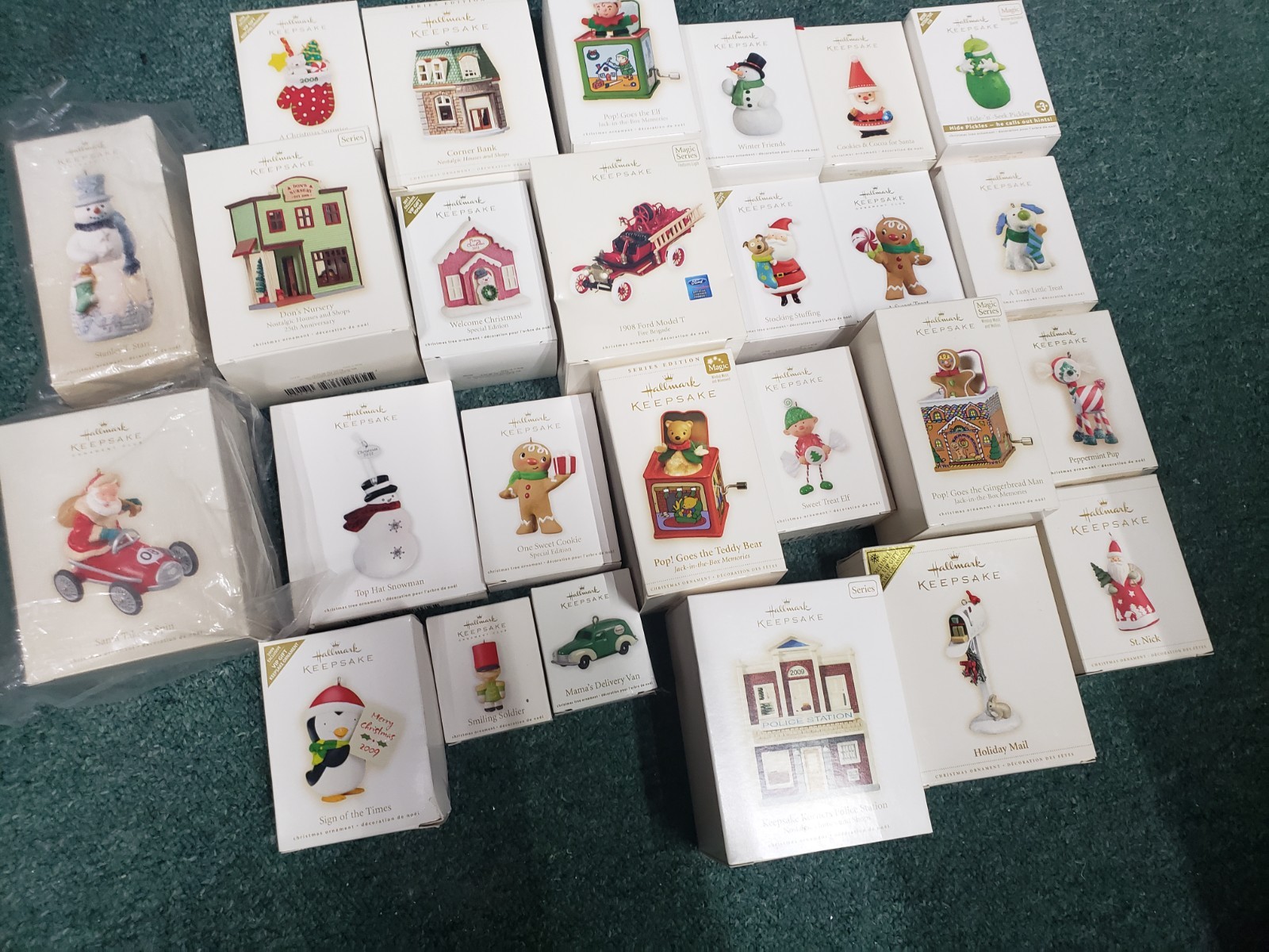 lot of 26 Hallmark keepsake Holiday Ornaments