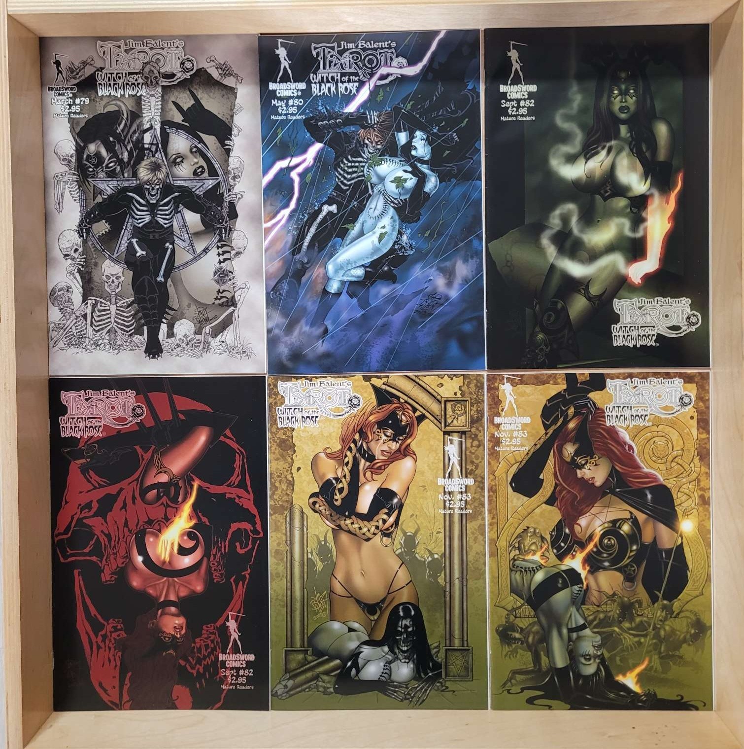 Tarot Witch of the Black Rose Lot #79, #80, #82A, #82B, #83A, #83B , #26