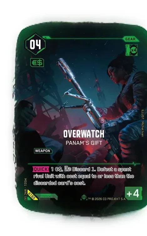 Cyberpunk TCG - Overwatch - Iconic Rare Alt Art - #B165 FULL PLAYABLE SET OF 3