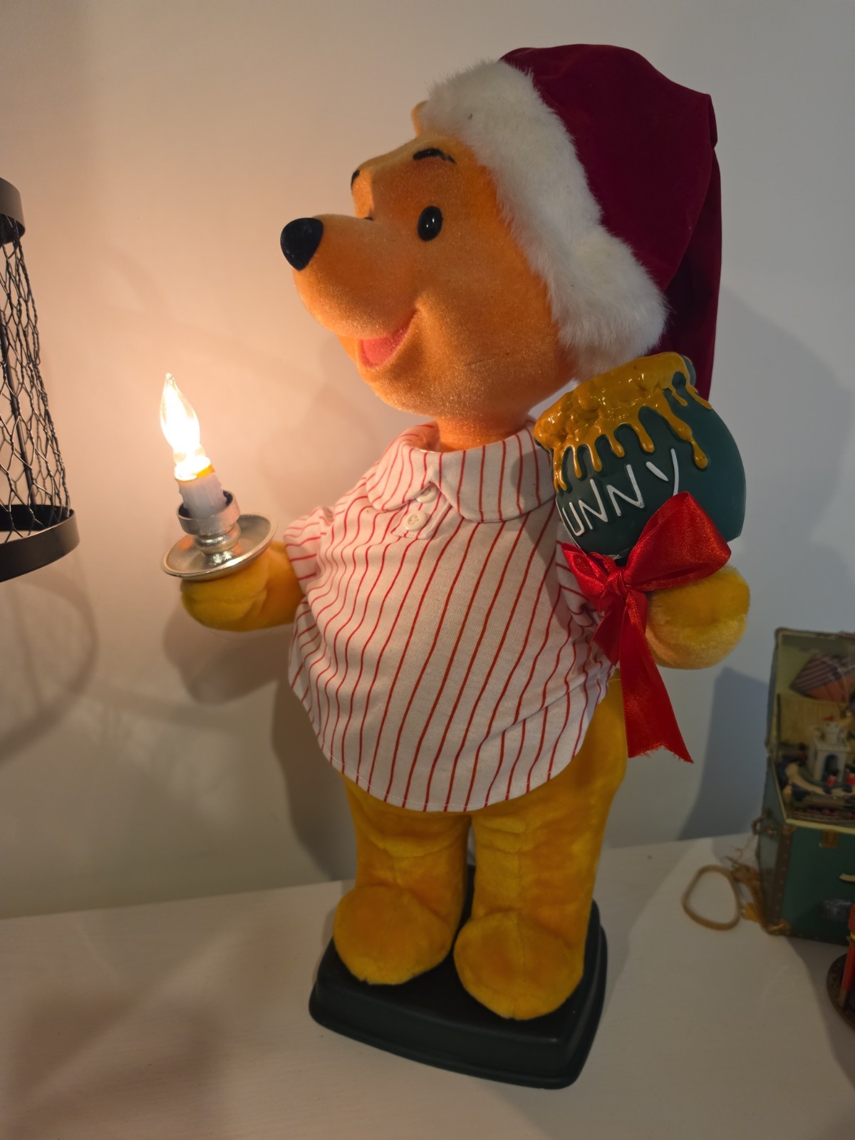 Vintage Telco Winnie the Pooh Motionette Animated Lighted Christmas 22\