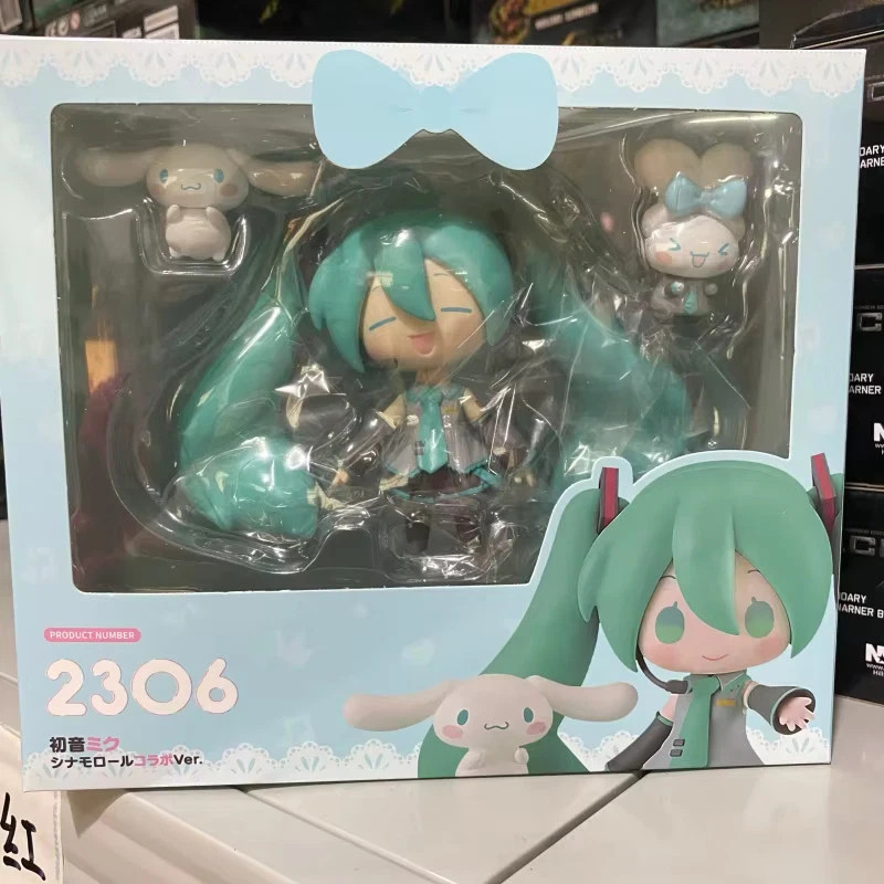 Nendoroid #2306 Hatsune Miku x Cinnamoroll - 10cm Poseable Figure Brand New-- Nendoroid #2306 Hatsune Miku x Cinnamoroll - 10cm Poseable Figure Brand New--