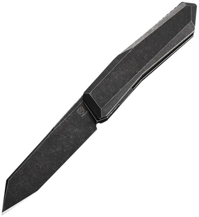 Poikilo Blade Prism Large Linerlock Black Folding Knife