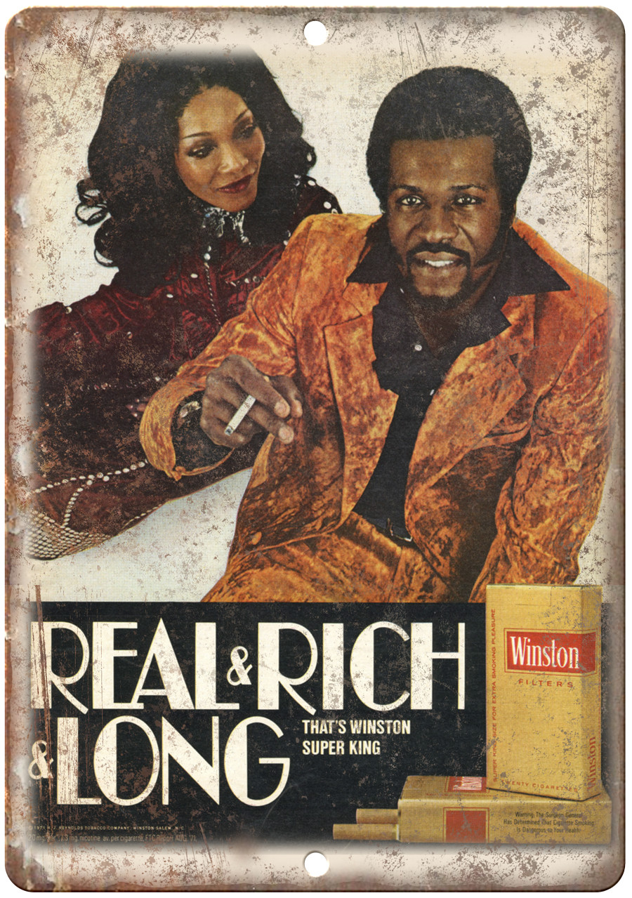 Winston Filters Cigarette Real Rich & Long 12\