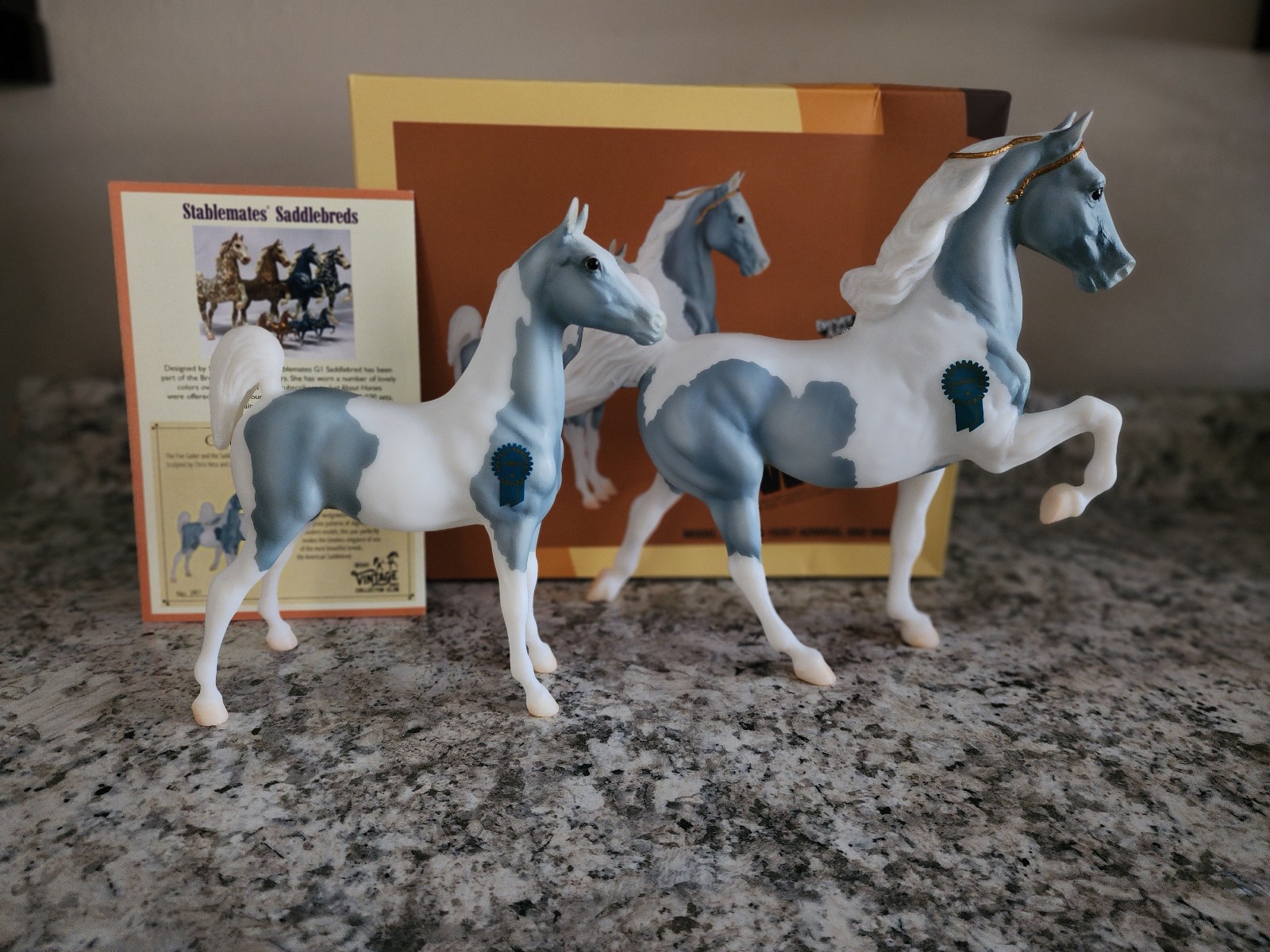 Breyer Vintage Club Horse Set Admiral & Wings W/ COA &Box