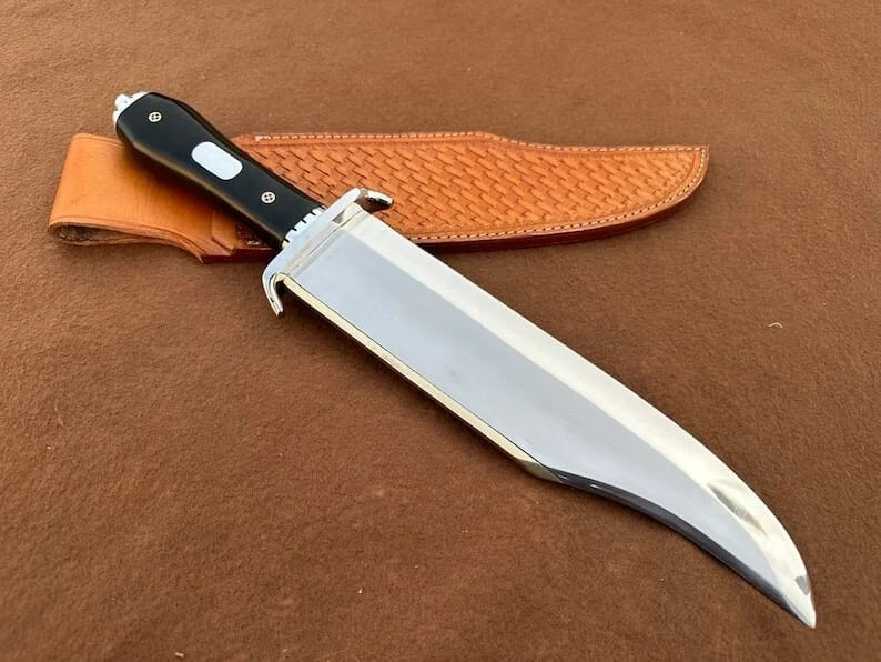 Handmade 5160 Steel Iron Mistress Bowie Knife Micarta Handle